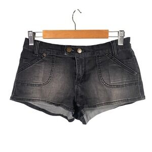 BDG Low Rise Micro Mini Jean Shorts Womens 28 Dark Denim Indie Beach Y2K